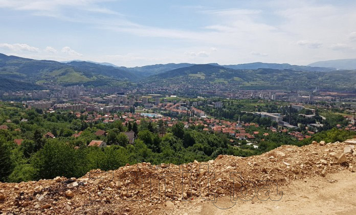 FOTO: Pogled na Zenicu sa budućeg autoputa Vc