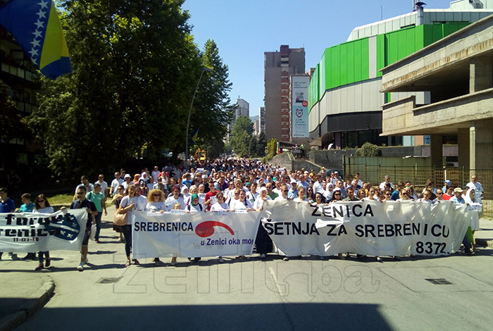 VIDEO+FOTO: Zeničani “Šetnjom za Srebrenicu” obilježili 11. juli