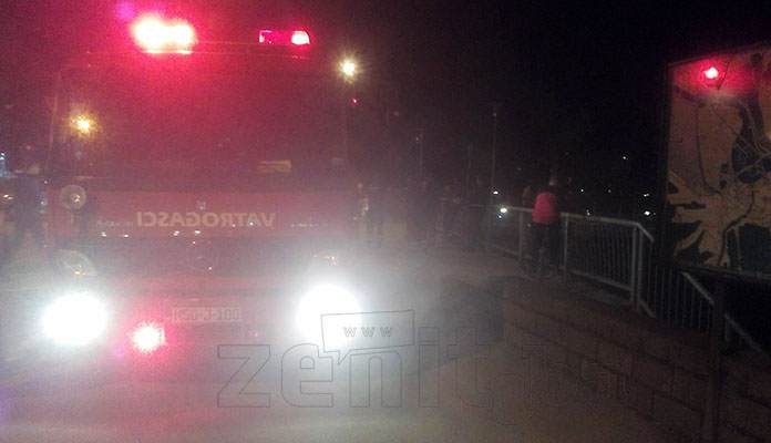 FOTO: Požar na mostu kod Lamele u Zenici