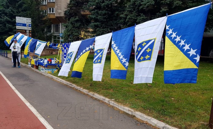 FOTO: Zenica neprepoznatljiva pred večerašnju utakmicu BiH – Estonija