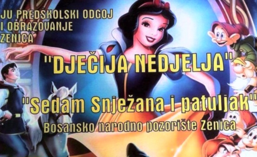 Povodom obilježavanja Nedjelje djeteta u BNP-u premijerno izvedena predstava “Sedam Snježana i patuljak”