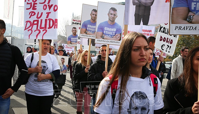 U Sarajevu protesti povodom četiri godine od smrti Dženana Memića