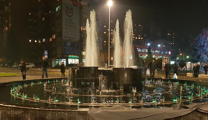 VIDEO+FOTO: Izvršeno testiranje fontane u centru Zenice