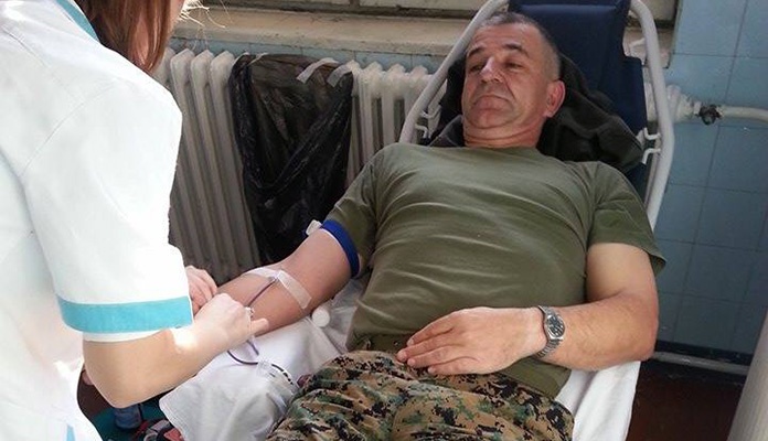 Pripadnici 1. Pješadijskog bataljona – 5. Pješadijske brigade darovali 40 doza krvi