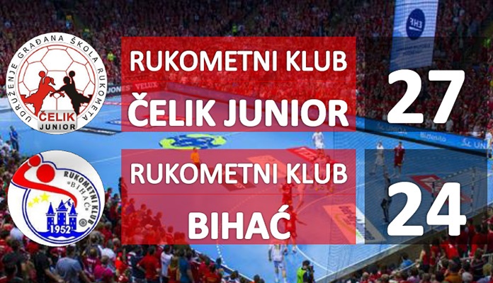 Ekipa rukometnog kluba “Čelik Junior” slavila protiv RK “Bihać”