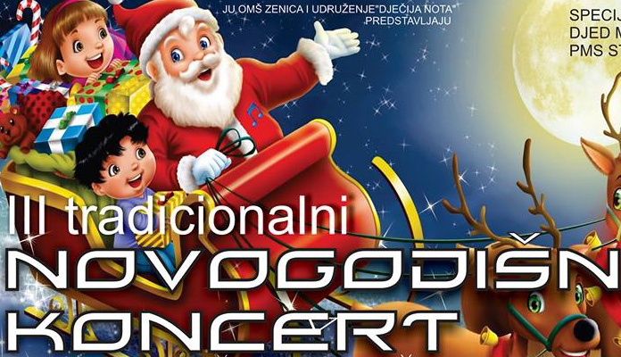 Večeras “3. Novogodišnji koncert najljepših dječijih pjesama”