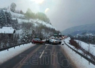 Saobraćajna nezgoda na magistralnom putu M-17 Žepče-Zenica