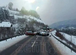 Saobraćajna nezgoda na magistralnom putu M-17 Žepče-Zenica