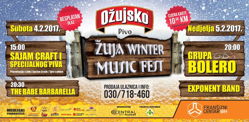 Žuja Winter Music Festival u Franšiznom centru BiH