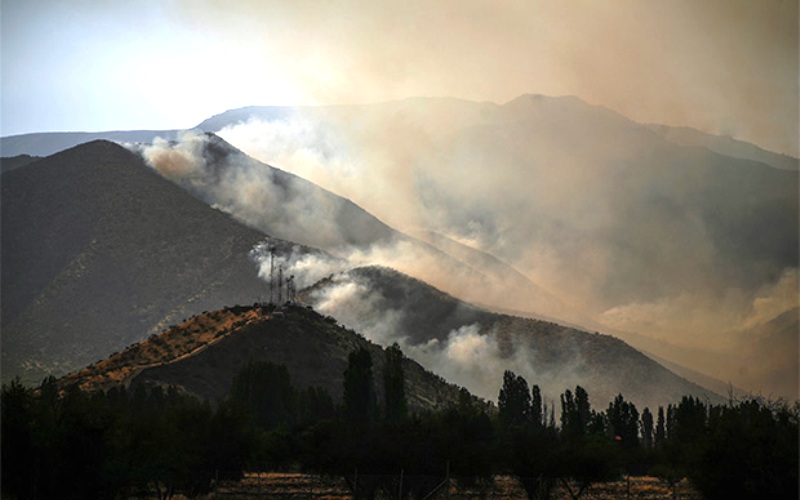 Broj mrtvih u šumskim požarima u Čileu povećan na 11