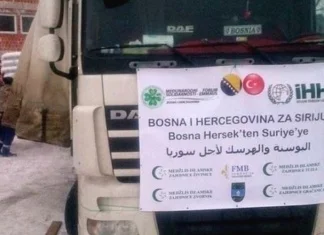 Prvi bosanskohercegovački konvoj krenuo za Siriju