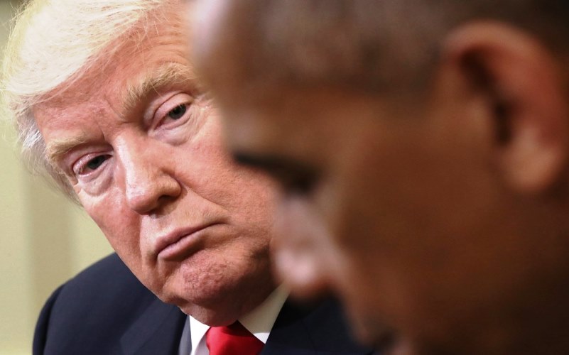 Trump Obama