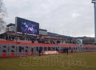 FOTO: Atmosfera pred početak utakmice Čelik – Zrinjski