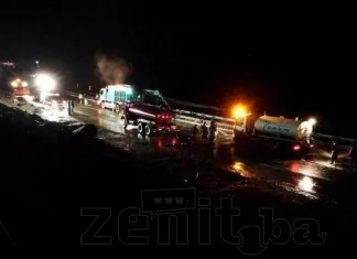 Saobraćajna nesreća na autoputu kod Zenice, zaustavljen saobraćaj