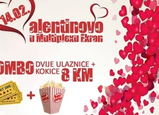 Dan zaljubljenih u Multiplexu Ekran Zenica