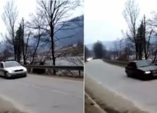 VIDEO: Policijska potjera za crnim BMW-om na putu Maglaj-Zavidovići