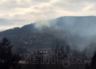 Na Zmajevcu kod Zenice zapalila se borova kultura