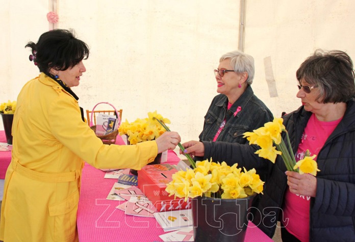 FOTO: U Zenici organizovana akcija ‘Narcisom protiv raka dojke’