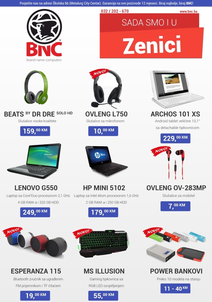 Predstavljamo: BNC Shop - Najkvalitetnija polovna informatička oprema
