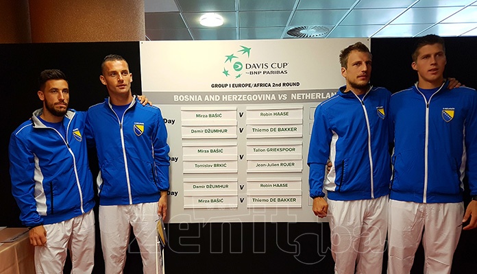 VIDEO: Izvučeni parovi Davis Cup-a između BiH i Holandije
