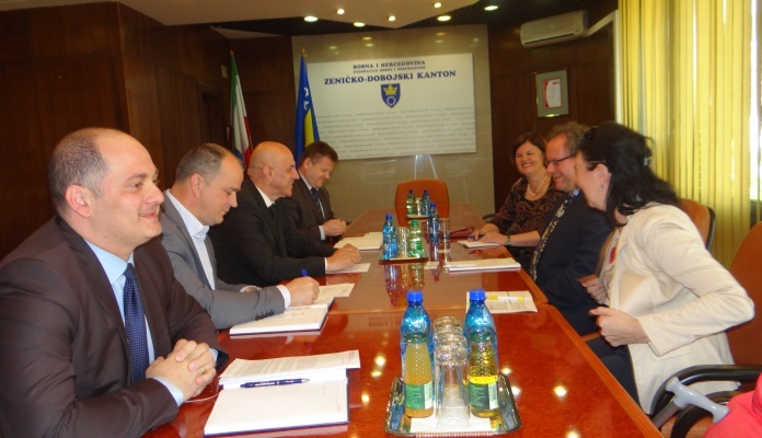 Sastanak Miralema Galijaševića i Christiana Haupta u vezi javno-privatnog partnerstva
