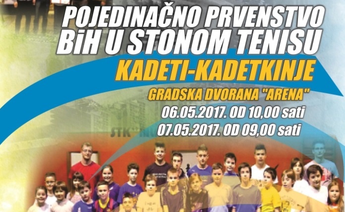 Ovog vikenda pojedinačno prvenstvo u stonom tenisu u zeničkoj Areni