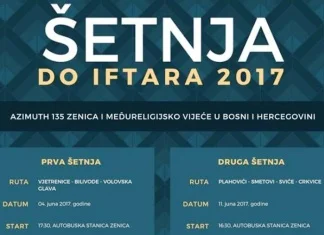 I ove godine postači će uživati u ramazanskom projektu “Šetnja do iftara”