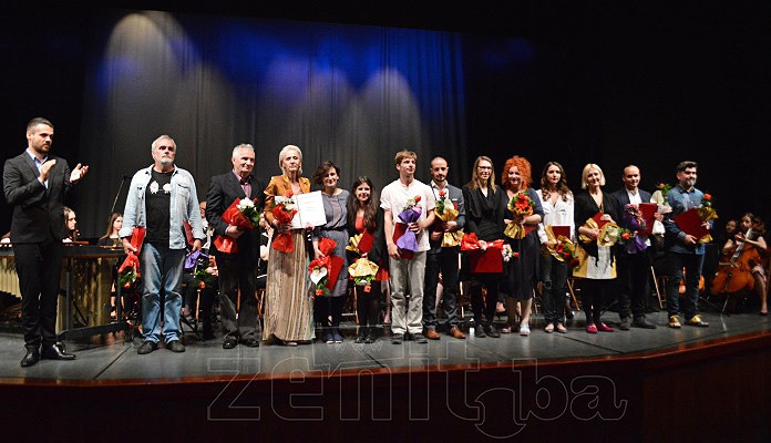 FOTO: Svečana dodjela nagrada  XVI festivala bh. drame i autorskog teatra Zenica – Sarajevo 2017.