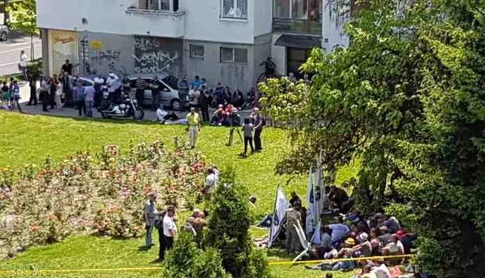 Demobilisani borci ispred Vlade FBiH