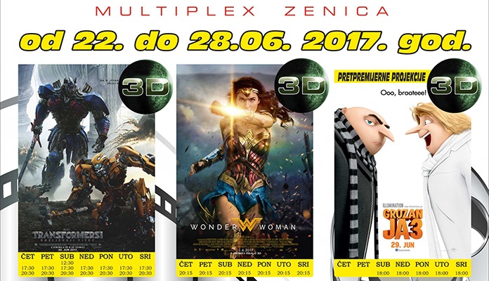 Nova sedmica filmova u Multiplexu Ekran Zenica (VIDEO)