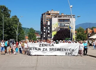Zeničani šetnjom uz Srebrenicu (VIDEO+FOTO)