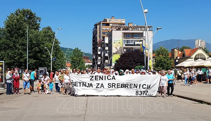 Zeničani šetnjom uz Srebrenicu (VIDEO+FOTO)