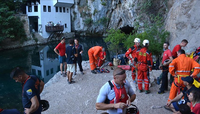 Spasioci iz BiH i Slovenije simulirali evakuaciju unesrećenih na vrelu Bune