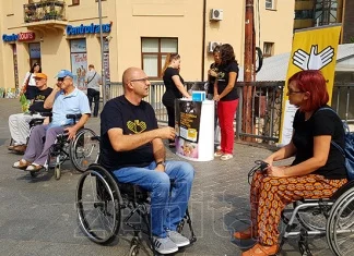 Performans osoba sa invaliditetom u centru Zenice (FOTO)