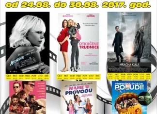 Od četvrtka 23. augusta u Multiplexu Ekran Zenica nova tri filmska naslova (VIDEO)