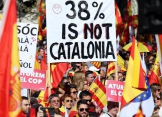 Stotine hiljada ljudi na skupu za ujedinjenu Španiju u Barceloni
