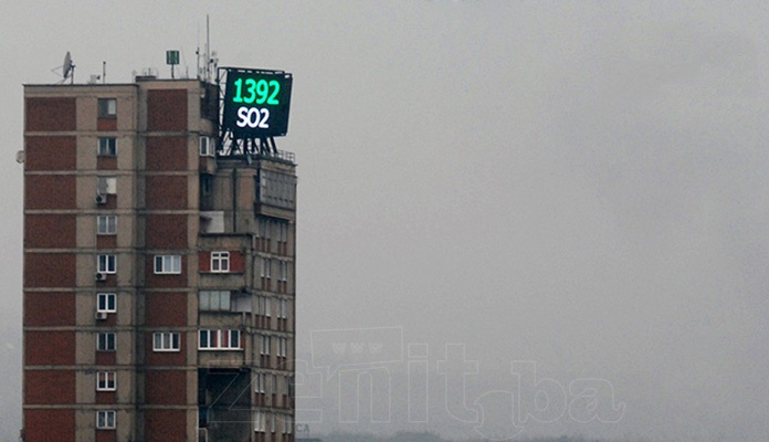 Proteklih dana u Zenici zagađen i po zdravlje opasan zrak