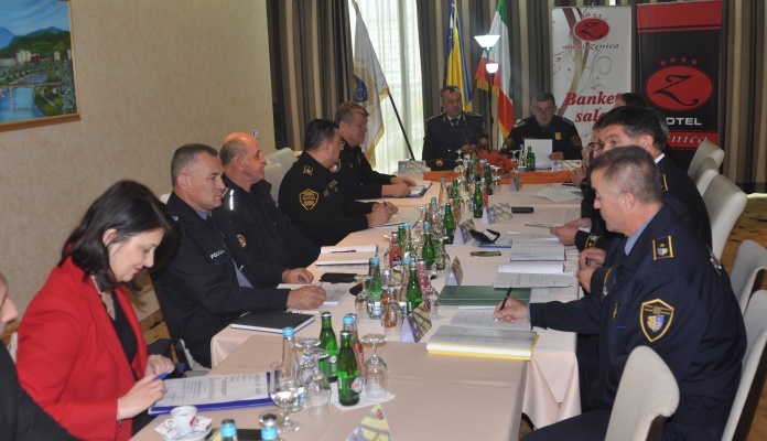 U Zenici održan redovni sastanak direktora Federalne uprave policije  i policijskih komesara