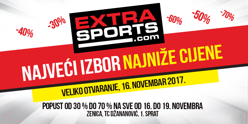 Extra Sports stiže u Zenicu