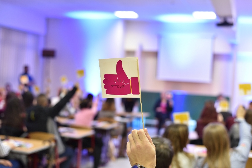 Lars-Gunnar Wigemark i Christiane Hohmann družili se sa studentima u Zenici (FOTO)