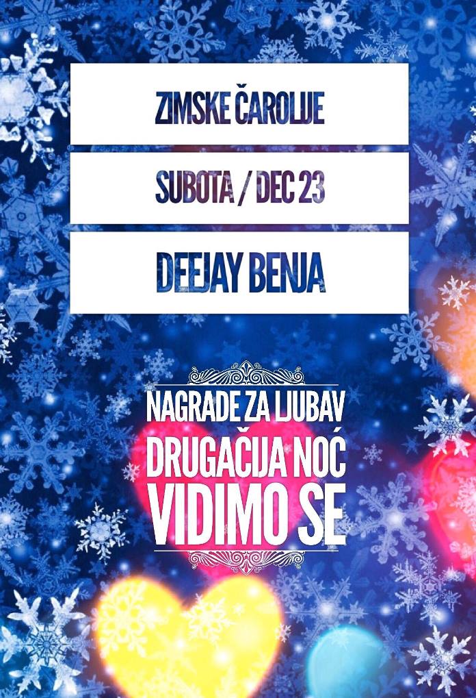 Večeras Zimske čarolije uz Deejay Benju