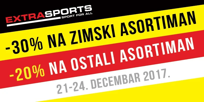 Zimske radosti u Extra Sports radnjama