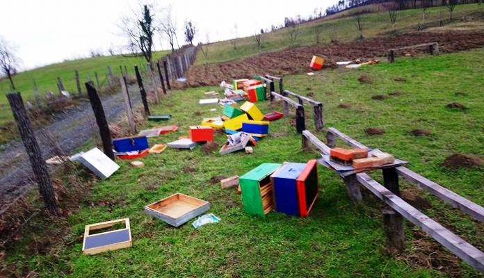 Vjetar uništio stotine košnica širom BiH