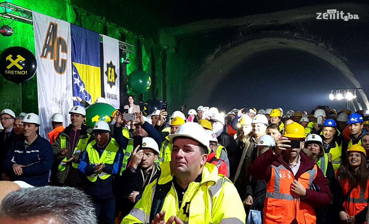 Svečano probijen tunel u Ričicama kod Zenice (VIDEO+FOTO)