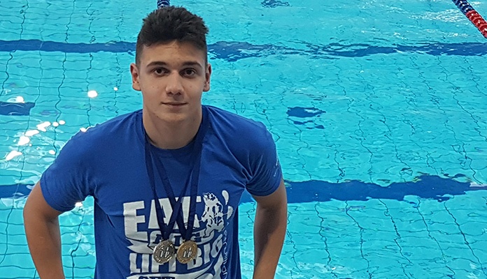 Zeničanin Amar Borić na plivačkom mitingu osvojio zlatnu i srebrenu medalju