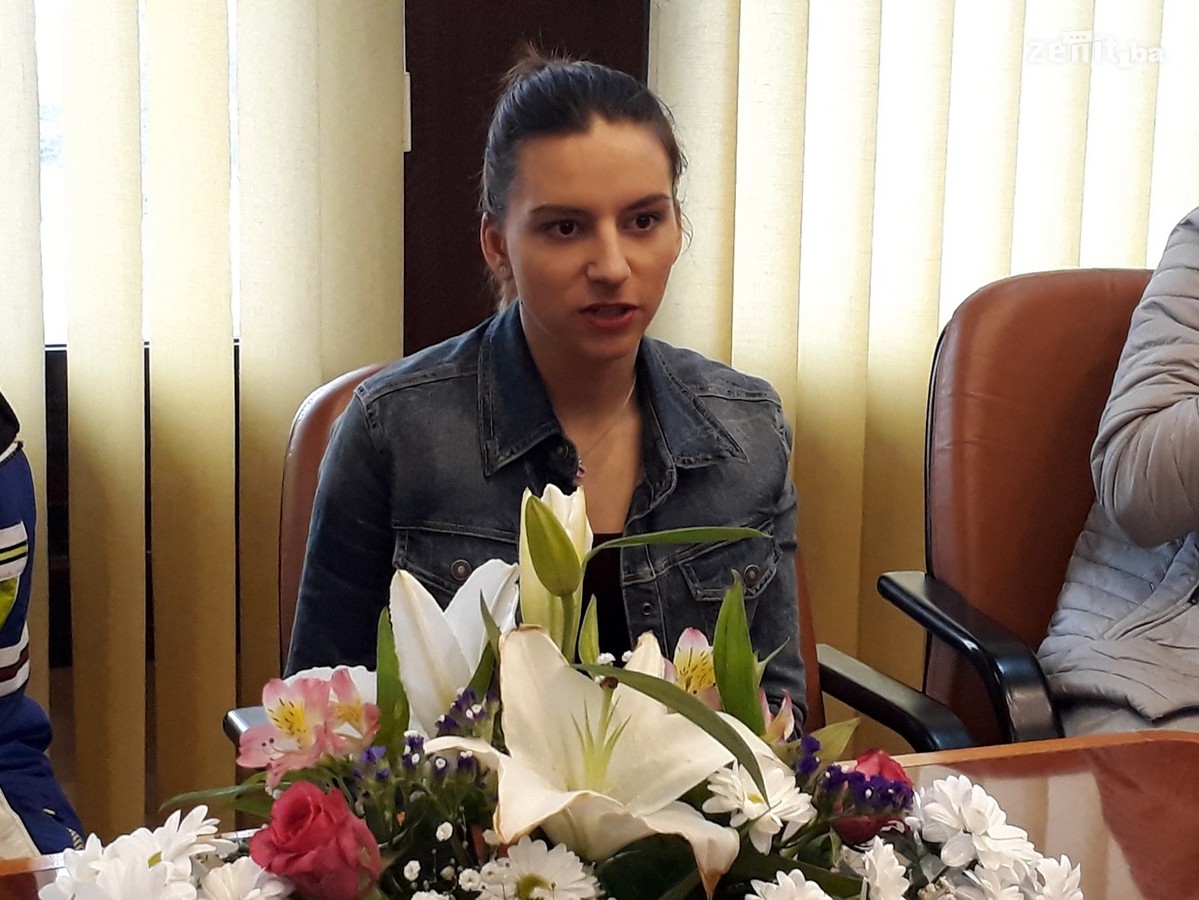 Olimpijka Elvedina Muzaferija u posjeti Vladi ZDK (FOTO+VIDEO)