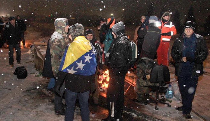 Protesti demobilisanih boraca nastavljeni u Šićkom Brodu kod Tuzle