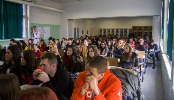 Dubioza kolektiv sa sudentima Filozofskog fakulteta u Zenici (FOTO)