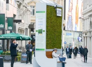 U Londonu postavljena klupa koja upija smog