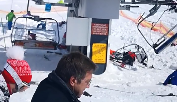 Ski-lift bacao skijaše u Gruziji, povrijeđno nekoliko osoba (VIDEO)